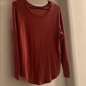 Pink soft long sleeve, XS American Eagle
